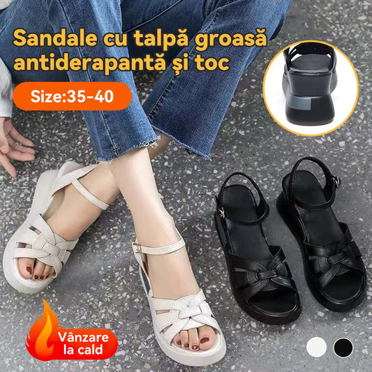 💞【45% OFF】【35-40】Sandale cu pană în stil nou