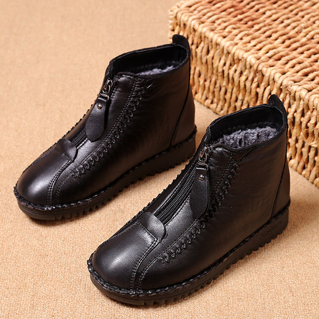 🔥【35-42】Jesenné a zimné dámske čižmy s mäkkým podrážkou na zips, módne a pohodlné