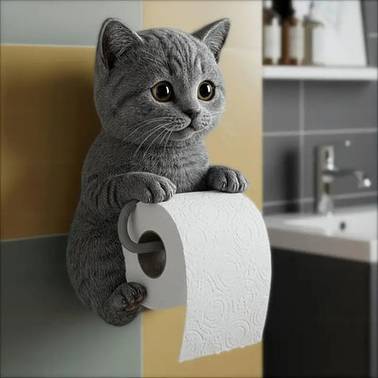 🐱Držiak na toaletný papier s roztomilým mačacím motívom