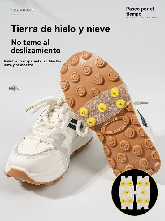 👴🚶🏔️Kup 2, a 2 dostaniesz gratis🔥Niewidoczne, pięciozębowe, antypoślizgowe rękawice rakowe, odpowiednie do chodzenia po śniegu i śniegu zimą