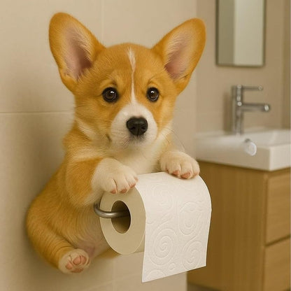🐕Držiak na toaletný papier s motívom roztomilého šteniatka