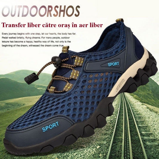 🔥✨【39-44】2025 zapatos de senderismo al aire libre de verano de malla transpirable