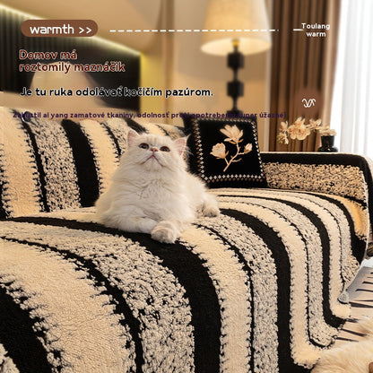 🛋️Vianočná špeciálna ponuka pre ranné vtáčatá:🎉 Mäkký, protišmykový plyšový poťah na pohovku🍂【180*130 cm】