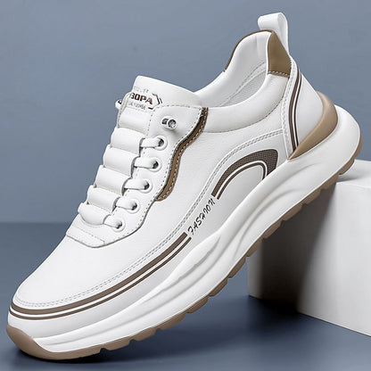 👟[39-45] Zapatillas de piel impermeables y antimanchas con suelas suaves y cómodas de llevar.