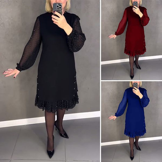 💖【S-5XL】🍂Vysoko kvalitné jesenné a zimné nové módne šaty