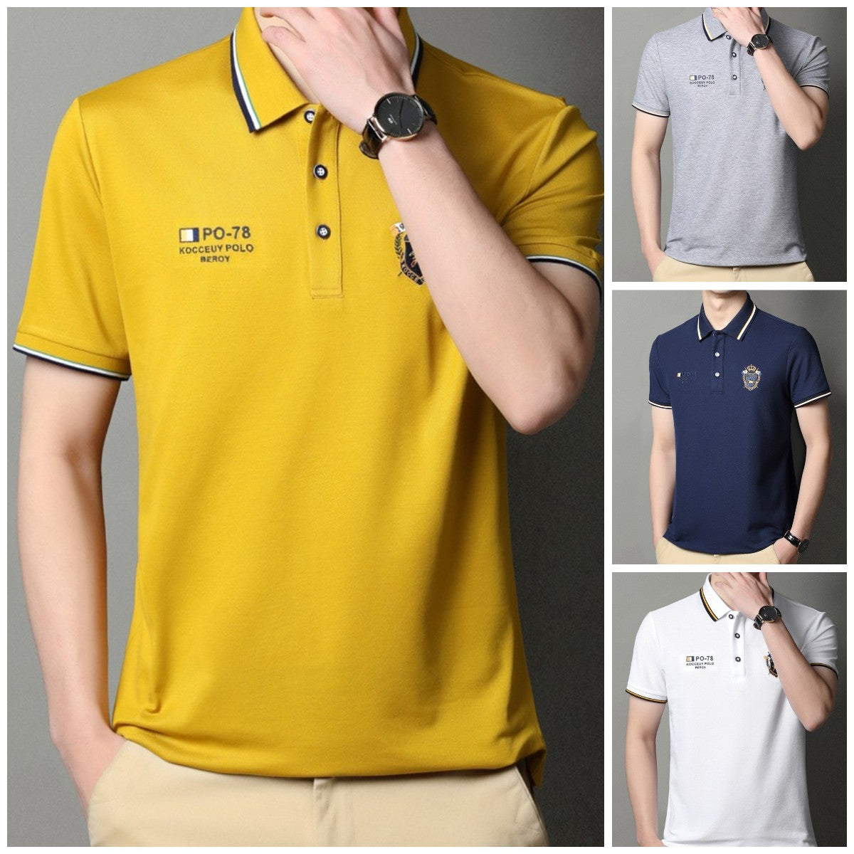 🔥🥰【M-3XL】2025 cele mai recente bărbați reverul lui polo tricou  T-shirt