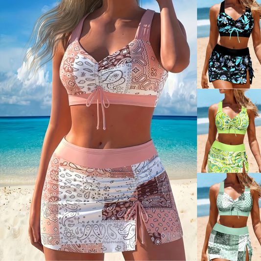 👙🌺Dámske dvojdielne plavky s potlačou