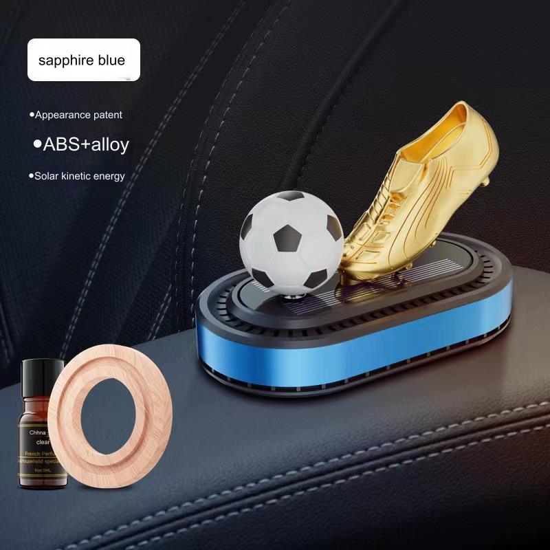 🔥🔥🚗【Časovo obmedzená ponuka】【Obmedzené množstvo】Nový aromaterapeutický prístroj, solárny rotačný futbalový aromaterapeutický prístroj