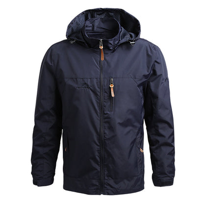 【M~5XL】2024 Chaqueta deportiva a prueba de viento para montañismo al aire libre para hombres