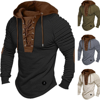 💥【S-3XL】💥Nová pánska mikina s kapucňou voľného strihu, vhodná na jesenné a zimné nosenie, ideálna na každodenné nosenie aj dochádzanie.