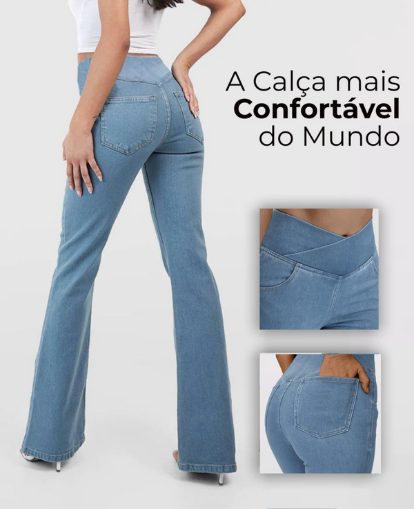 👖【Sleva 50 % na omezenou dobu】✨ – džíny s vysokým pasem, zeštíhlující a formující hýždě