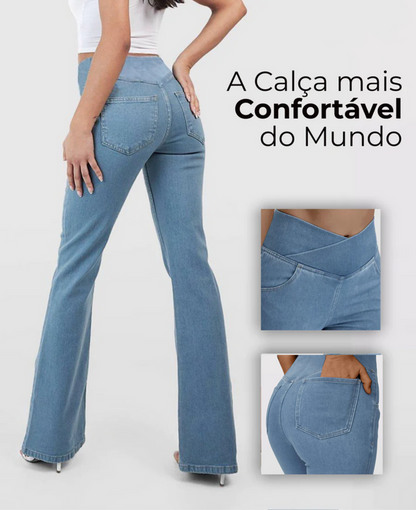 👖【Sleva 50 % na omezenou dobu】✨ – džíny s vysokým pasem, zeštíhlující a formující hýždě