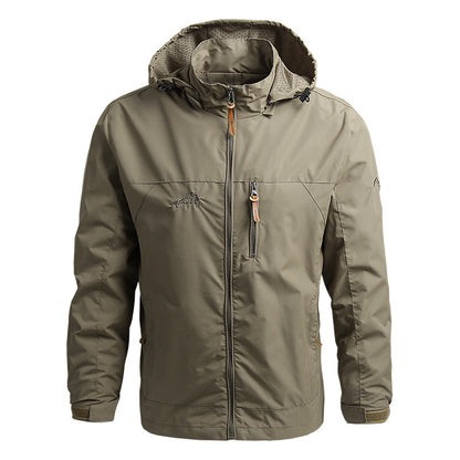 【M~5XL】2024 Chaqueta deportiva a prueba de viento para montañismo al aire libre para hombres