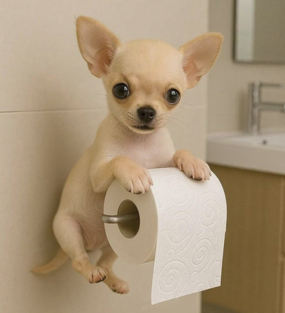 🐕Držiak na toaletný papier s motívom roztomilého šteniatka
