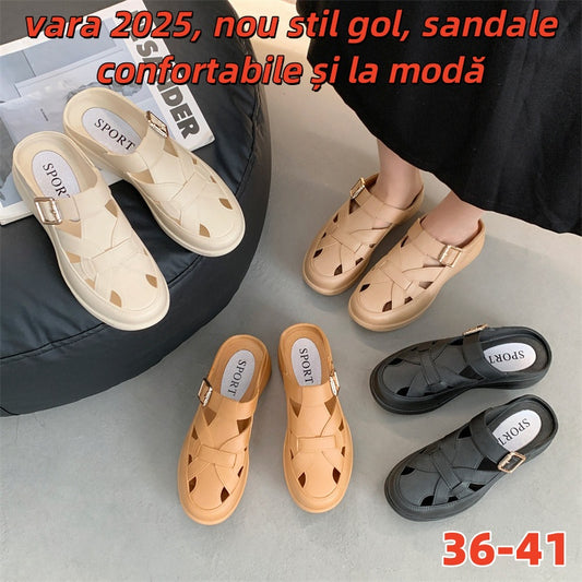 💟【36-41】 vara 2025, nou stil gol, sandale confortabile și la modă