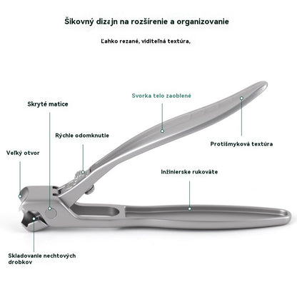 🔥【Kúpte 1 a získajte 1 zadarmo】🔥Zakrivené klieštiky na nechty z nehrdzavejúcej ocele: Ergonomické a ľahko použiteľné pre seniorov