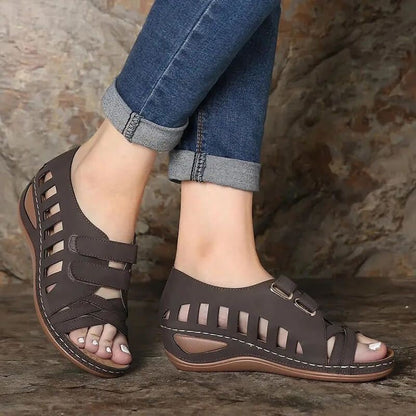 🎁【REDUCERE DE 50%】【35-43】2025 sandale în stil nou sandale cu toc pană gura de pește