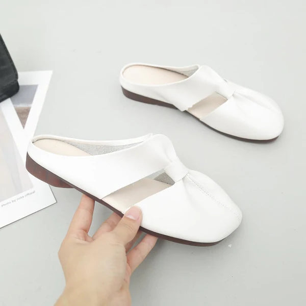👡【35-42】Sandale Retro Femei Vară Papuci Plati