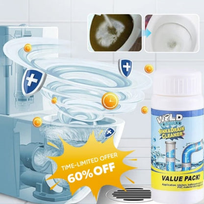 🛁💦【Kúp 1 a získaj 1 zadarmo】🌟Čistič drezov a odtokov - Pena s vysokou hustotou z extraktov a rozkladných enzýmov.