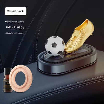 🔥🔥🚗【Časovo obmedzená ponuka】【Obmedzené množstvo】Nový aromaterapeutický prístroj, solárny rotačný futbalový aromaterapeutický prístroj