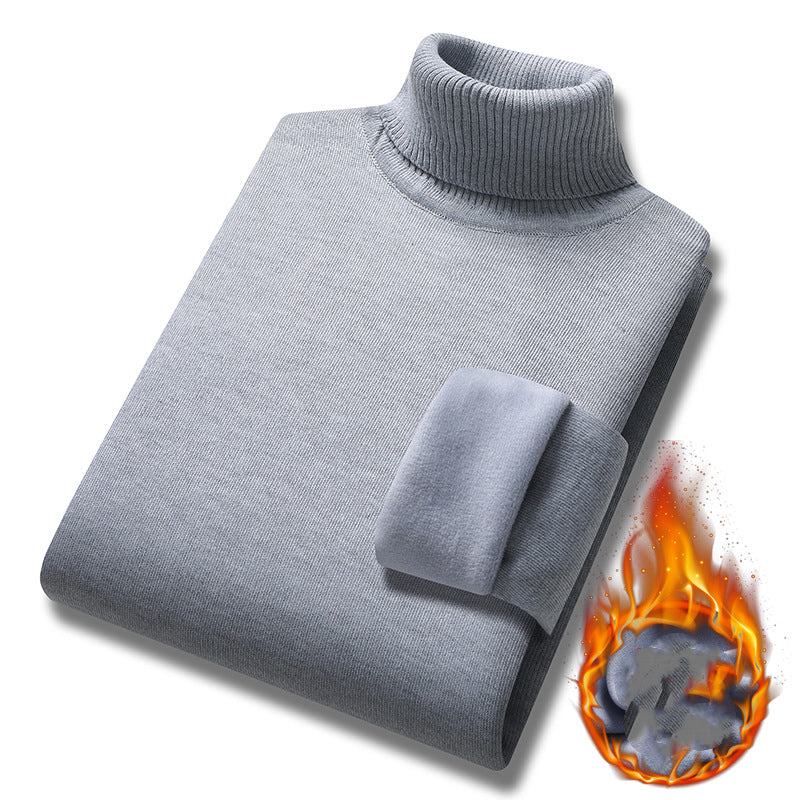 【🔥M-4XL】 2025 nový ľahký luxusný pánsky kašmírový sveter s rolákom, biznis ležérny sveter