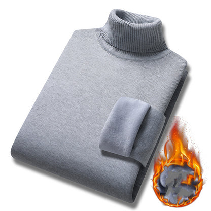 【🔥M-4XL】 2025 nový ľahký luxusný pánsky kašmírový sveter s rolákom, biznis ležérny sveter