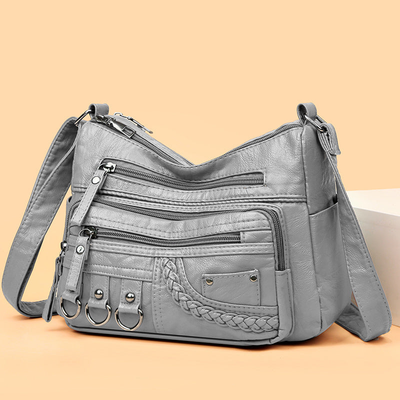 💥👜2026 nová veľká mäkká kožená kabelka cez rameno/crossbody