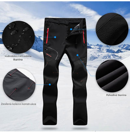 🏃‍♂️【S–5XL】2025 Nové pánske outdoorové jesenné a zimné nohavice – teplé, flísové, nepremokavé a vetruodolné
