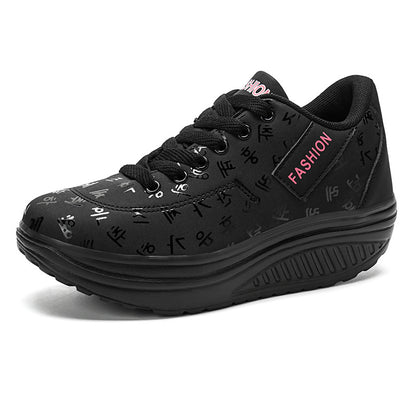 🔥【35-42】2025 Pantofi de sport platformă din piele moale cazual mărime mare