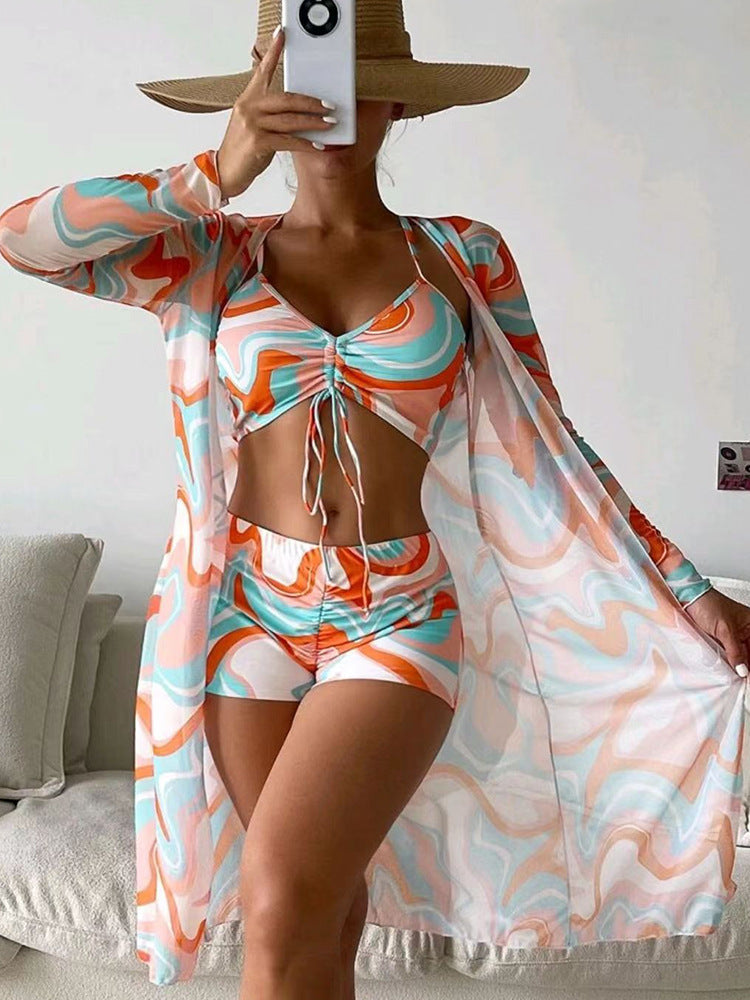 👙Nové módne trojdielne plavky, dostupné vo viacerých farbách