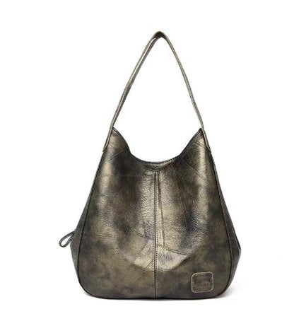 💖👜💖Geantă de umăr din piele moale, cu stil nou, capacitate mare, potrivită