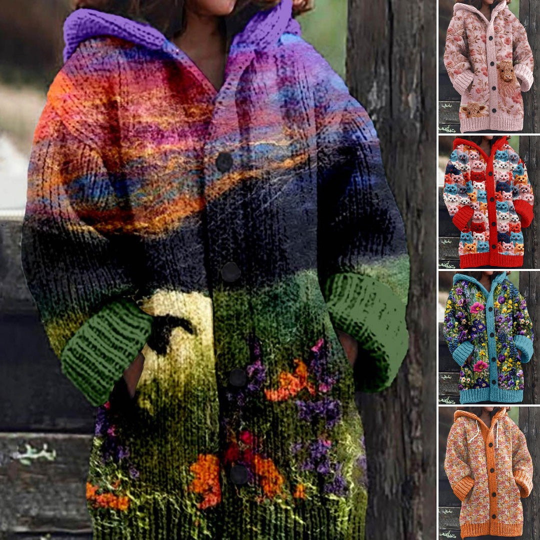 【S~6XL】🥰Nuevo suéter tipo cárdigan retro cómodo