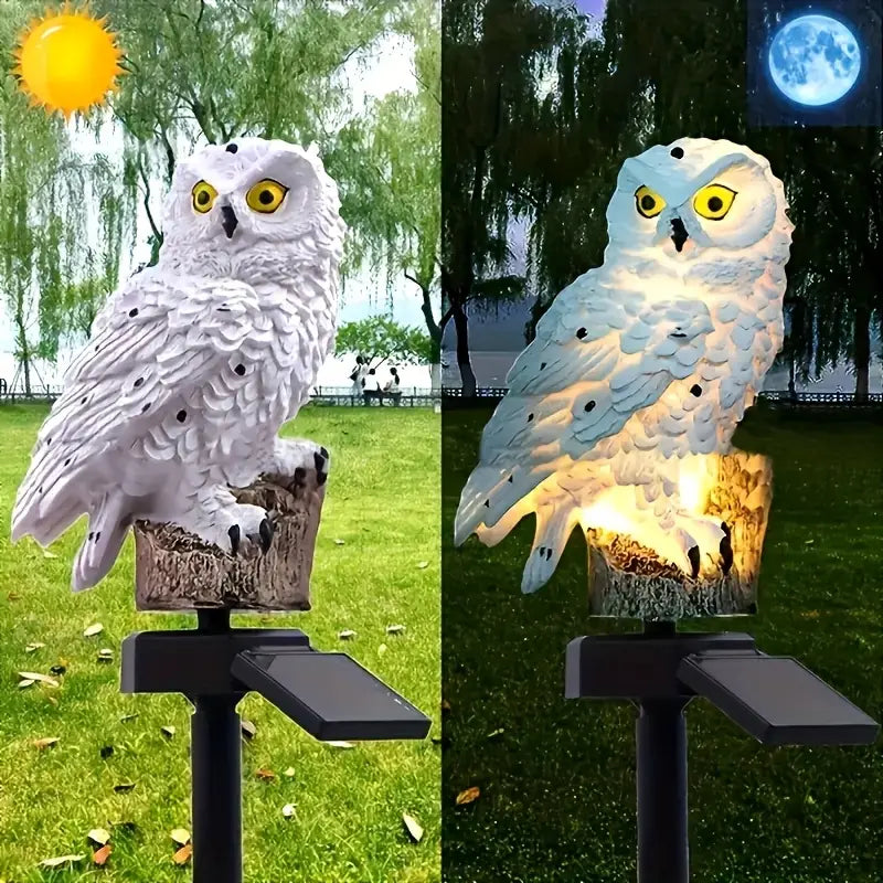 【Kúpte 1 a získajte 1 zadarmo】🦉 Dekoratívna solárna lampa v tvare sovy – teplé svetlo pre vašu záhradu