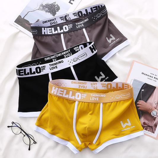 ⏳⏳[Oferta por tiempo limitado]🔥(6 piezas) Calzoncillos bóxer de algodón nuevos para hombre