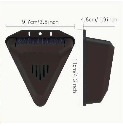 【🔥Cumpărați 1, primiți 1 gratuit】📣Orchard Fish Pond Rice Paddy Solar Power Sunet și lumină de alarmă de alarmă pentru păsări Repeller