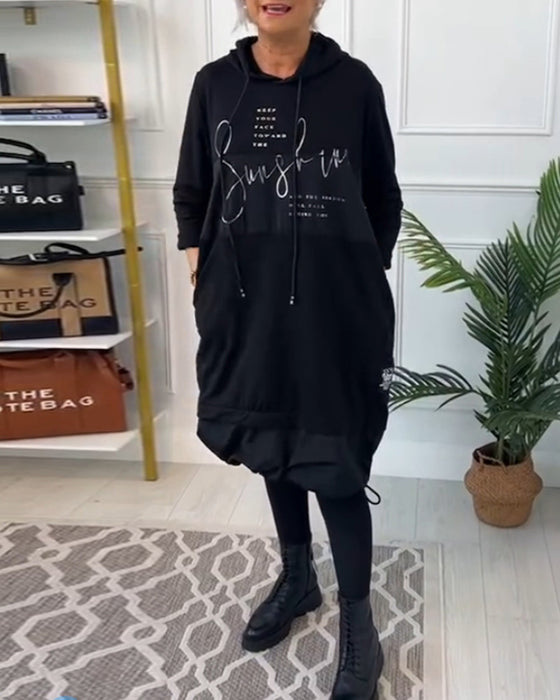 🔥🔥【S-5XL】Vestido con estampado grande de nueva moda primavera 2025