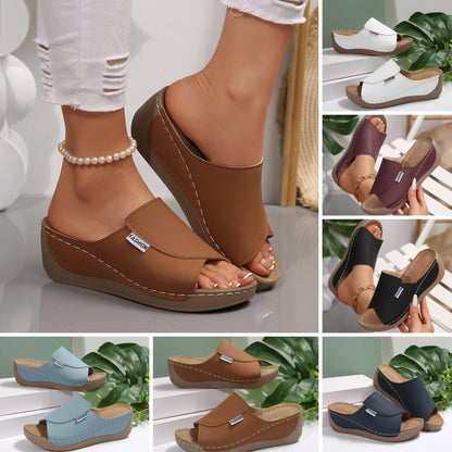 [36-43] Sandalias de cuña con plataforma para mujer