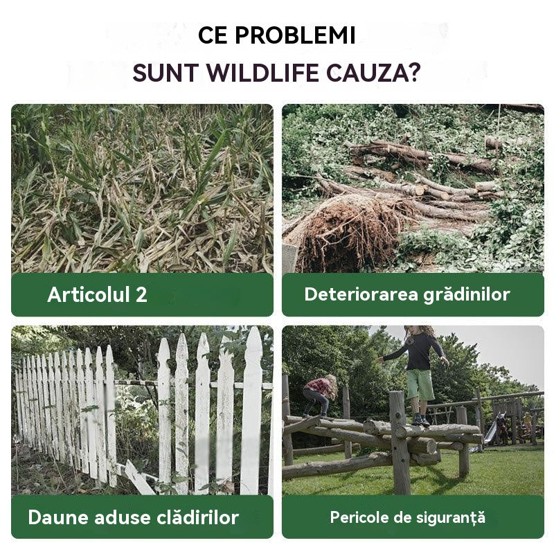 【🔥Cumpărați 1, primiți 1 gratuit】🔥Repelent solar cu ultrasunete pentru animale pentru exterior Repelent pentru păsări cu lumină infraroșu intermitent cu LED roșu și albastru