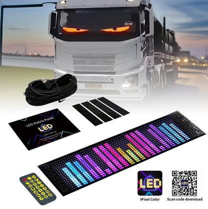 💡🎫 Afișaj LED pentru mașină moale, subțire și flexibil, cu setări de bricolaj.