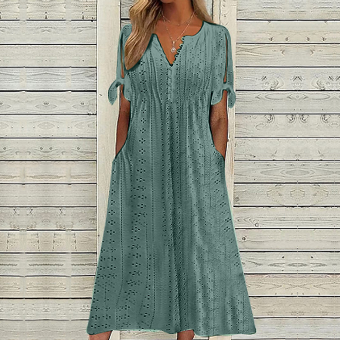 👗【Oferta ograniczona czasowo】Damska wyszczuplająca sukienka z wysokim stanem w dużych rozmiarach 2026 – elegancka, wygodna i oddychająca, łatwa do stylizacji