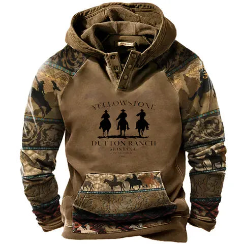 【S-5XL】 2025 pánska 3D mikina s kapucňou s dlhým rukávom, teplá a odolná voči chladu na jeseň av zime