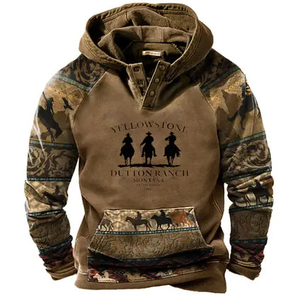 【S-5XL】 2025 pánska 3D mikina s kapucňou s dlhým rukávom, teplá a odolná voči chladu na jeseň av zime