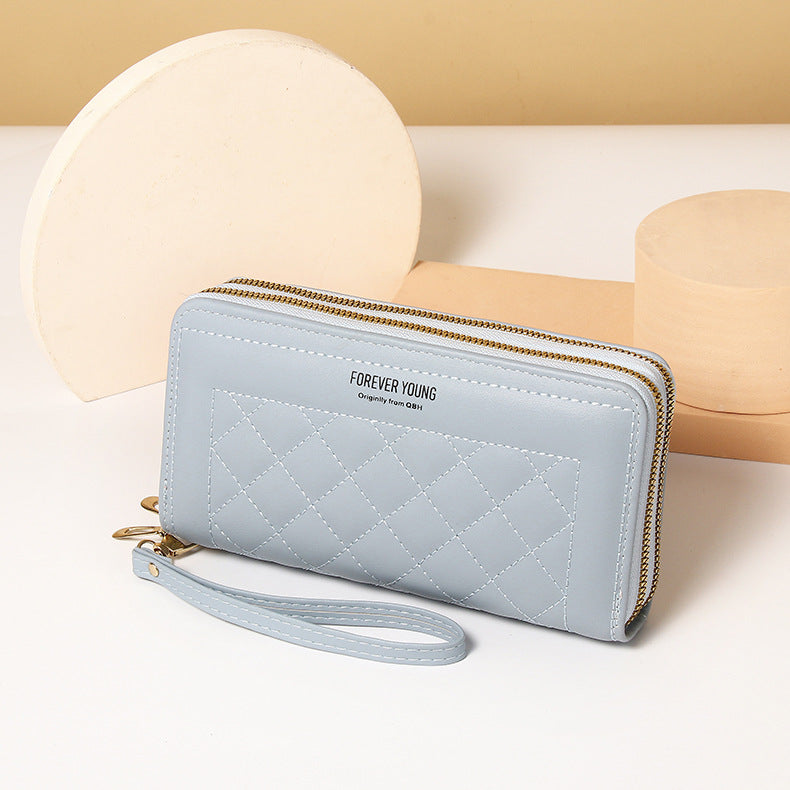 🔥👜2025, la última cartera de moda para mujer de múltiples capas con doble cremallera