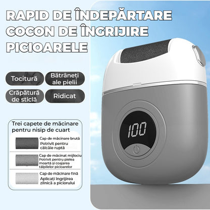 🦶🛁✨🔥Kúp 1, získaj 1 zadarmo【1 kusy za 13.5 eur】🔥Nové elektrické koliesko na pedikúru, odstraňovanie odumretej kože z päty, elektrické koliesko na pedikúru