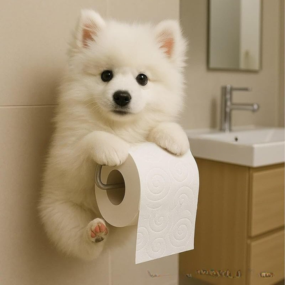 🐕Držiak na toaletný papier s motívom roztomilého šteniatka