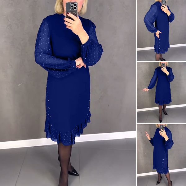 💖【S-5XL】🍂Vysoko kvalitné jesenné a zimné nové módne šaty
