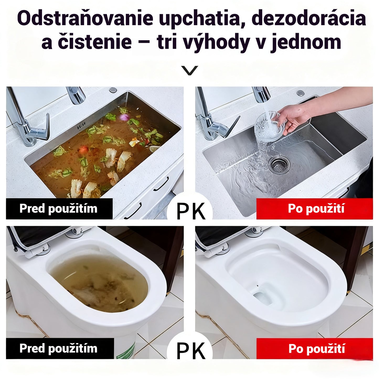 🛁💦【Kúp 1 a získaj 1 zadarmo】🌟Čistič drezov a odtokov - Pena s vysokou hustotou z extraktov a rozkladných enzýmov.
