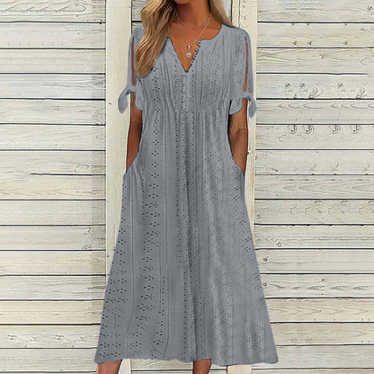 👗【Oferta ograniczona czasowo】Damska wyszczuplająca sukienka z wysokim stanem w dużych rozmiarach 2026 – elegancka, wygodna i oddychająca, łatwa do stylizacji