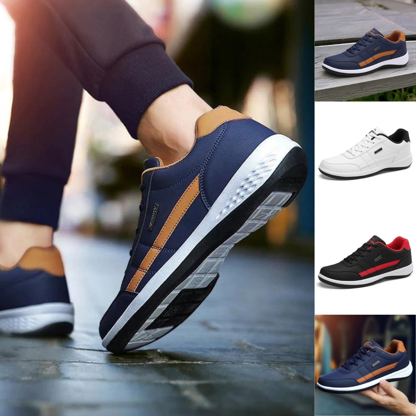💥✨ 【39–47】 Nowe wygodne męskie buty ortopedyczne skórzane – idealne na co dzień 👞🔥