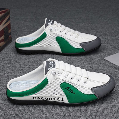 【39-44】 Nuevos zapatos casuales de verano para hombre, sandalias transpirables, versátiles y livianas de suela blanda.